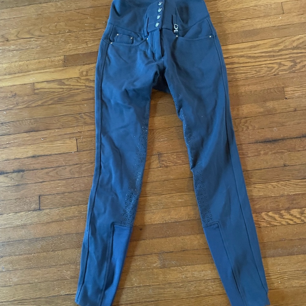 Equinavia high rise full seat breeches teal 22R